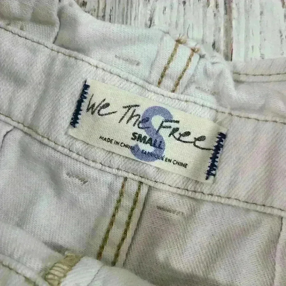 Women's Free People FP We The Free high waisted cotton shorts cream size small - Picture 3 of 8